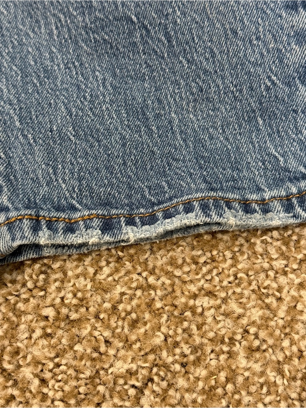 Levi's 501 Classic Blue Denim Jeans 28 - Picture 7 of 10